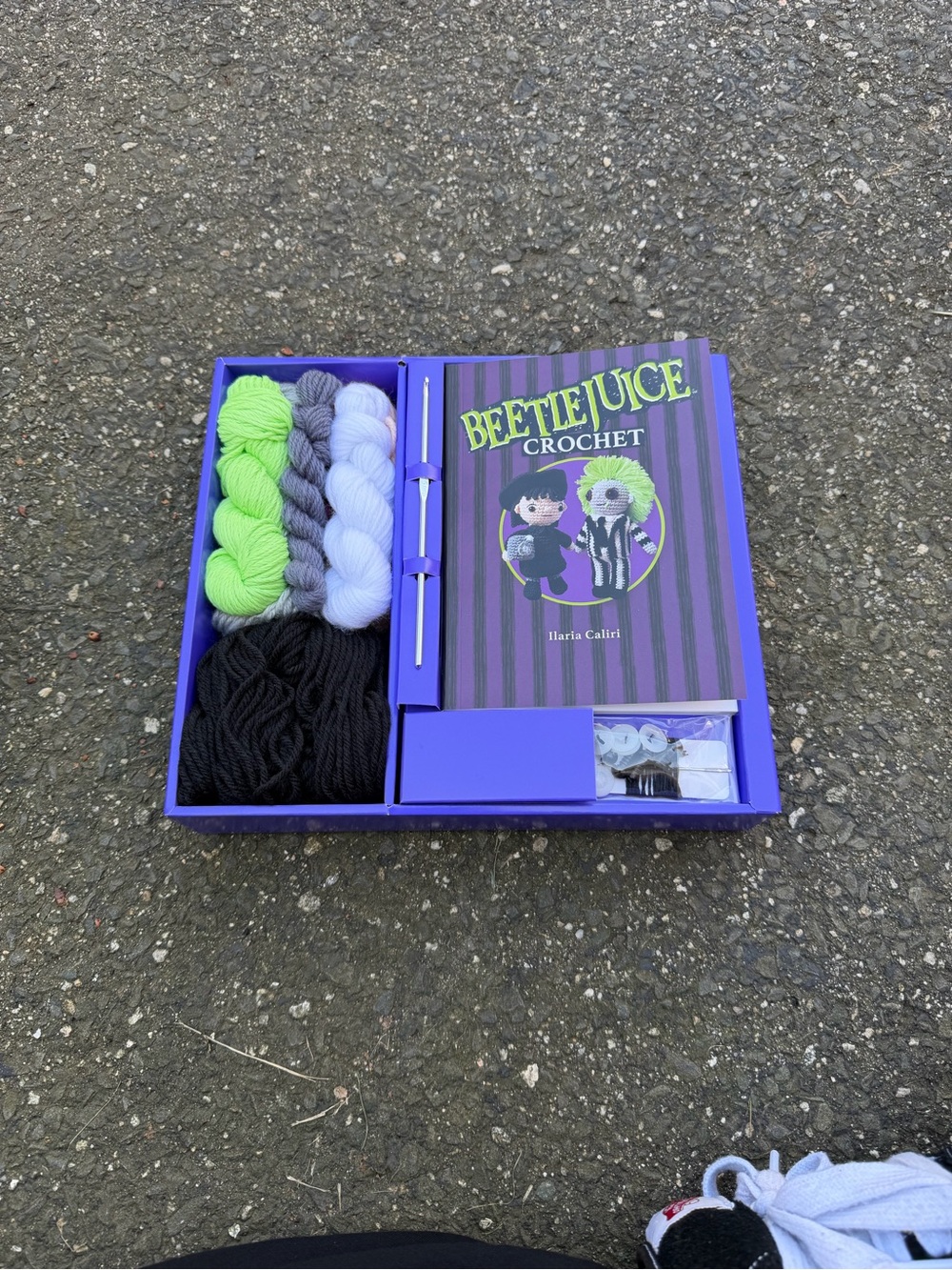 Beetlejuice Crochet Kit - Purple Plush Character Toy Patterns